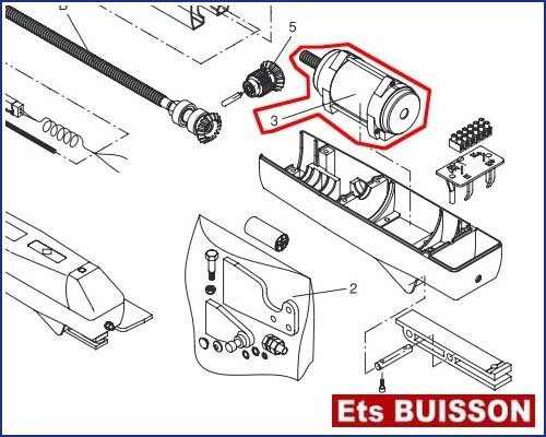 BENINCA DU.35V2FC - Moteur av. 02.2009  N°3 Ref. 9686542